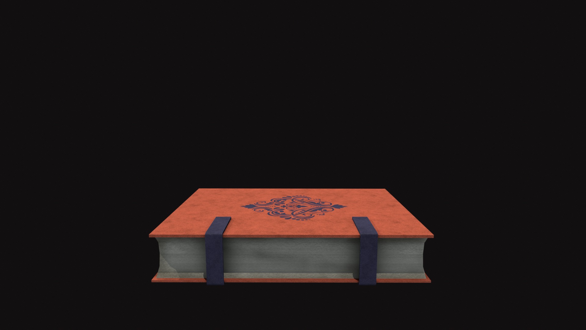 Medieval Book V07 Low-poly 3D model_6