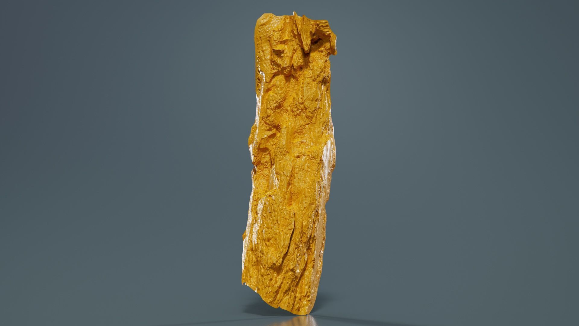 Carved Tree Bark Low-poly 3D model_12