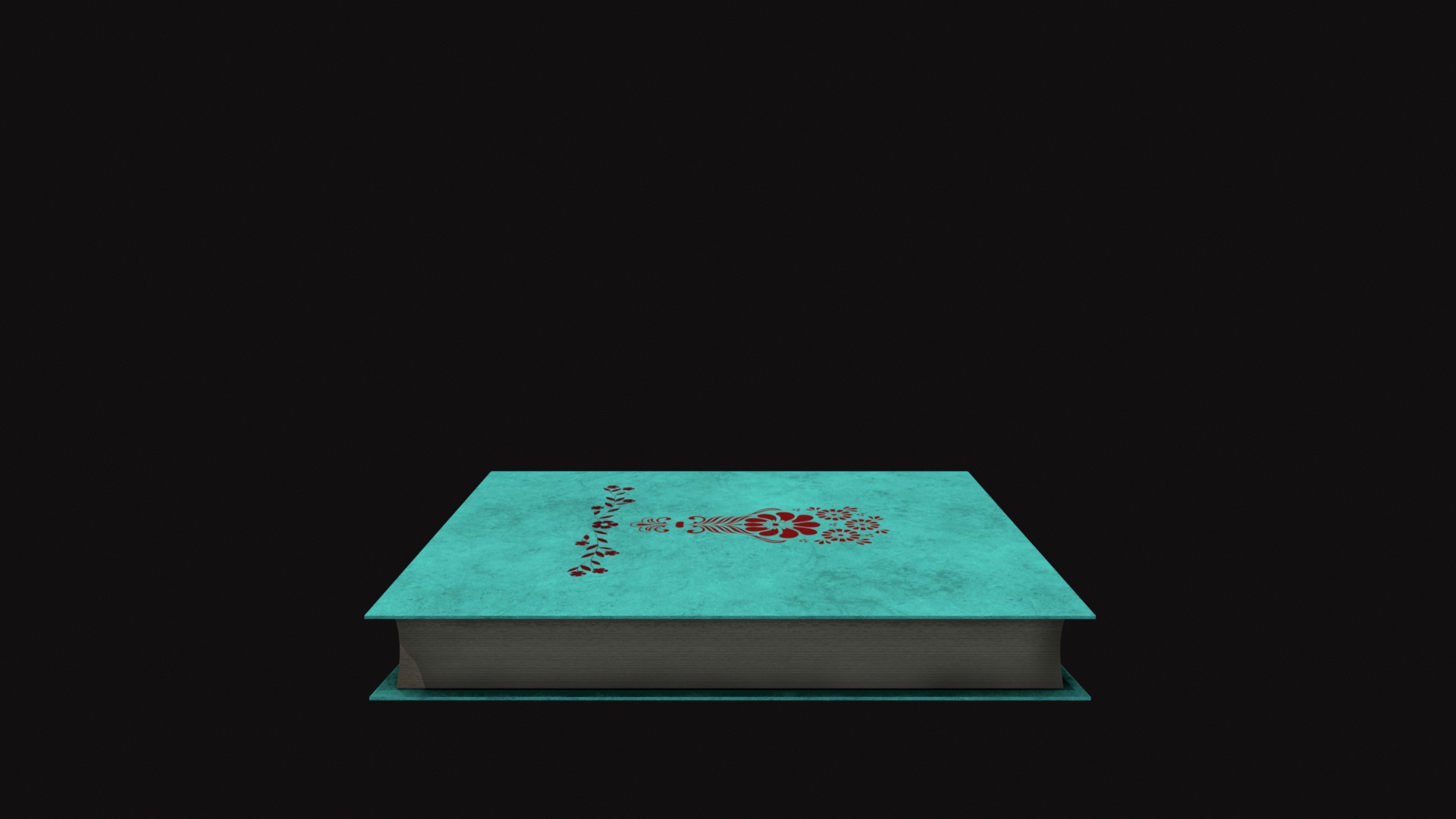 Medieval Book V09 Low-poly 3D model_6