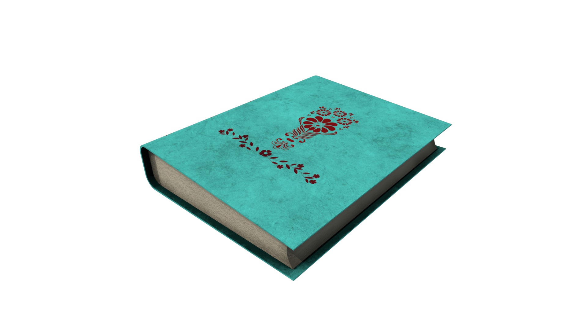 Medieval Book V09 Low-poly 3D model_8