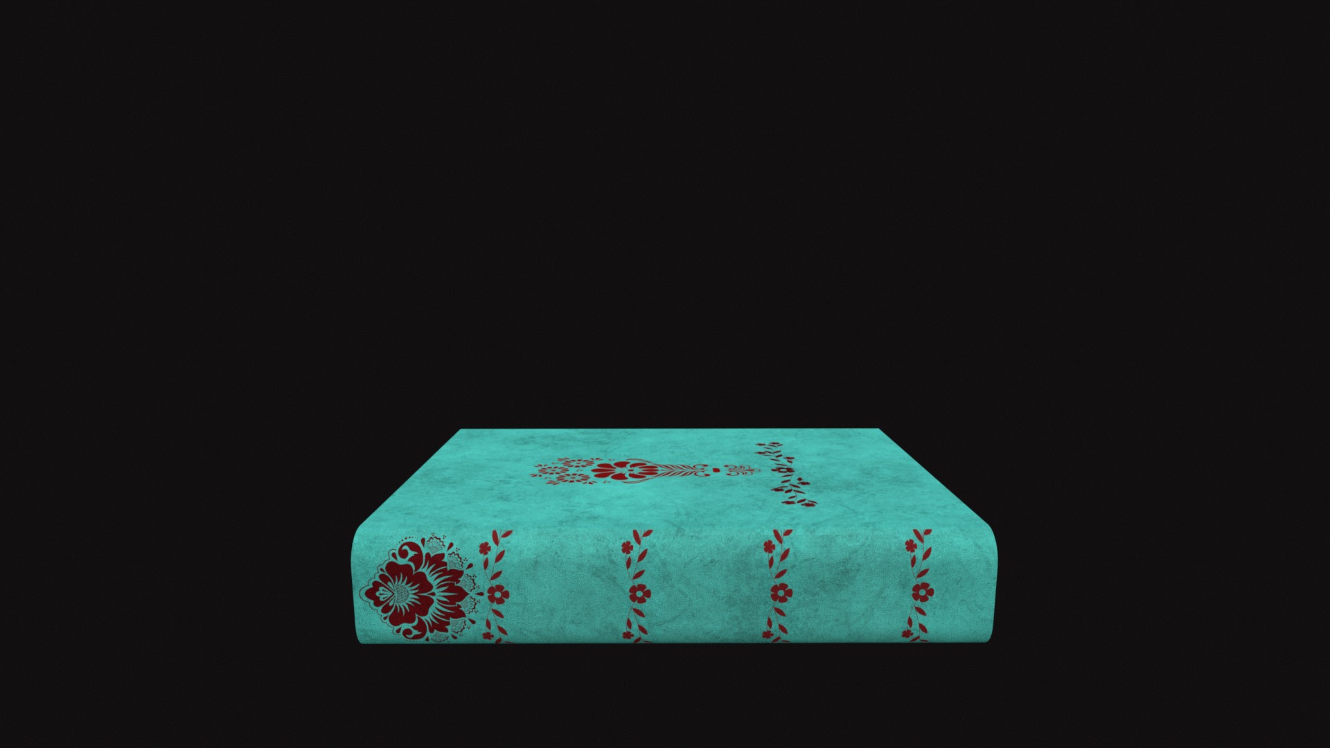 Medieval Book V09 Low-poly 3D model_5