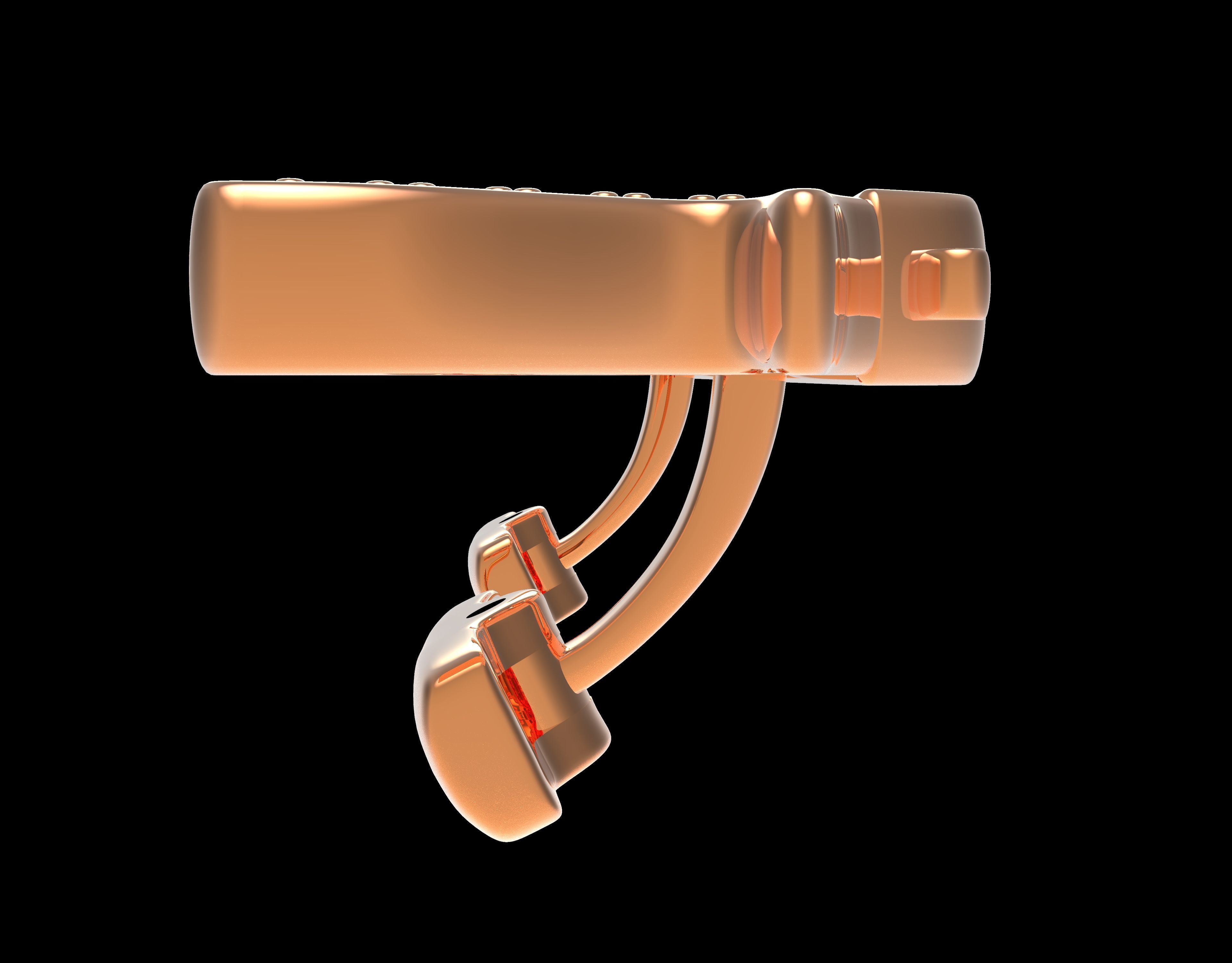 Shotgun Cufflinks 3D print model_8