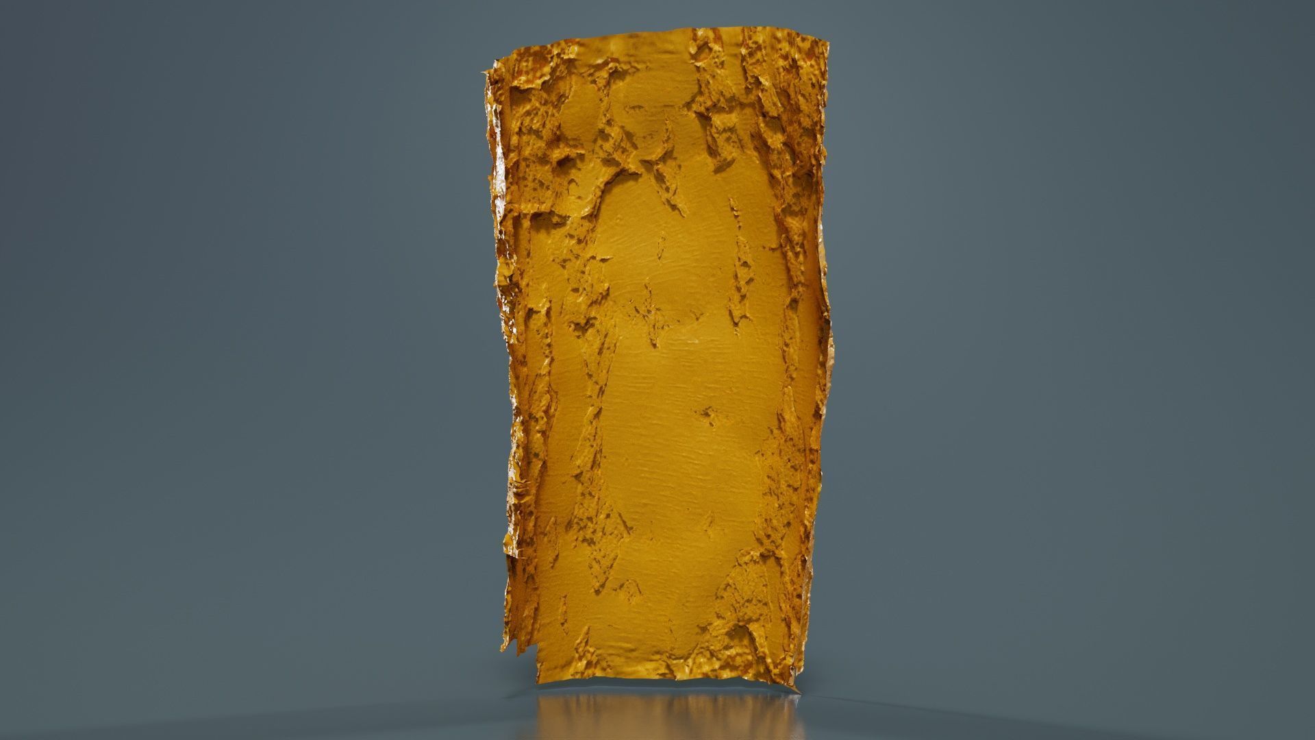 Cut Paper Bark Low-poly 3D model_13