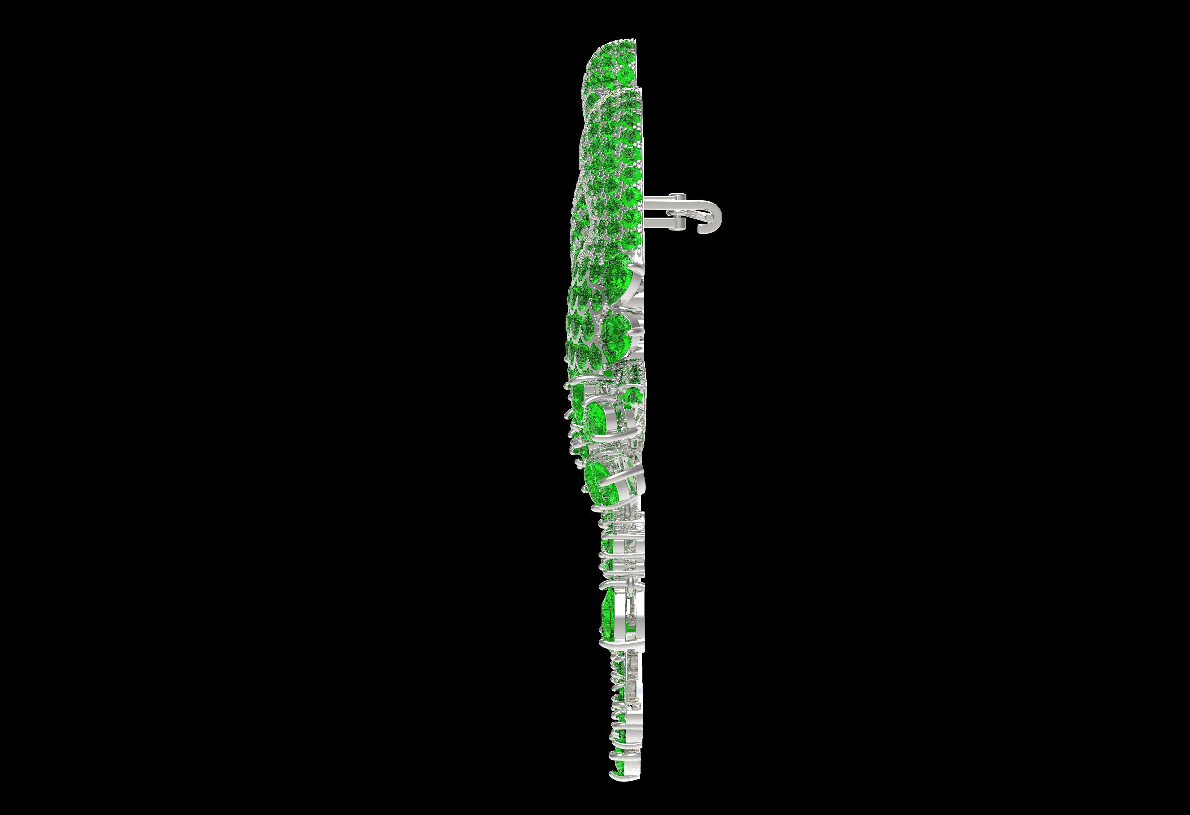 Graff Diamond Bird Brooch 3D print model_12