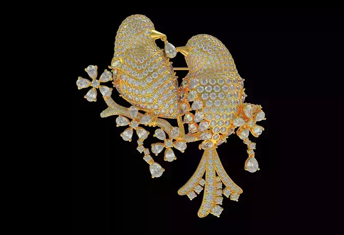 Graff Diamond Bird Brooch