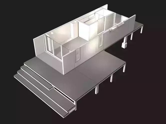 Small house in plan cut 24ZZ33
