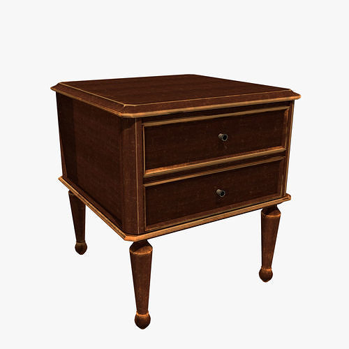 Medieval Cabinet V02 Low-poly 3D model