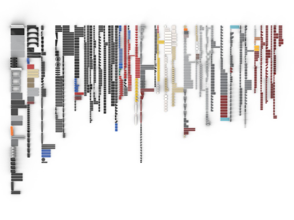 PixelBricks3D - LEGO Chevrolet Camaro Z28  3D print model_6