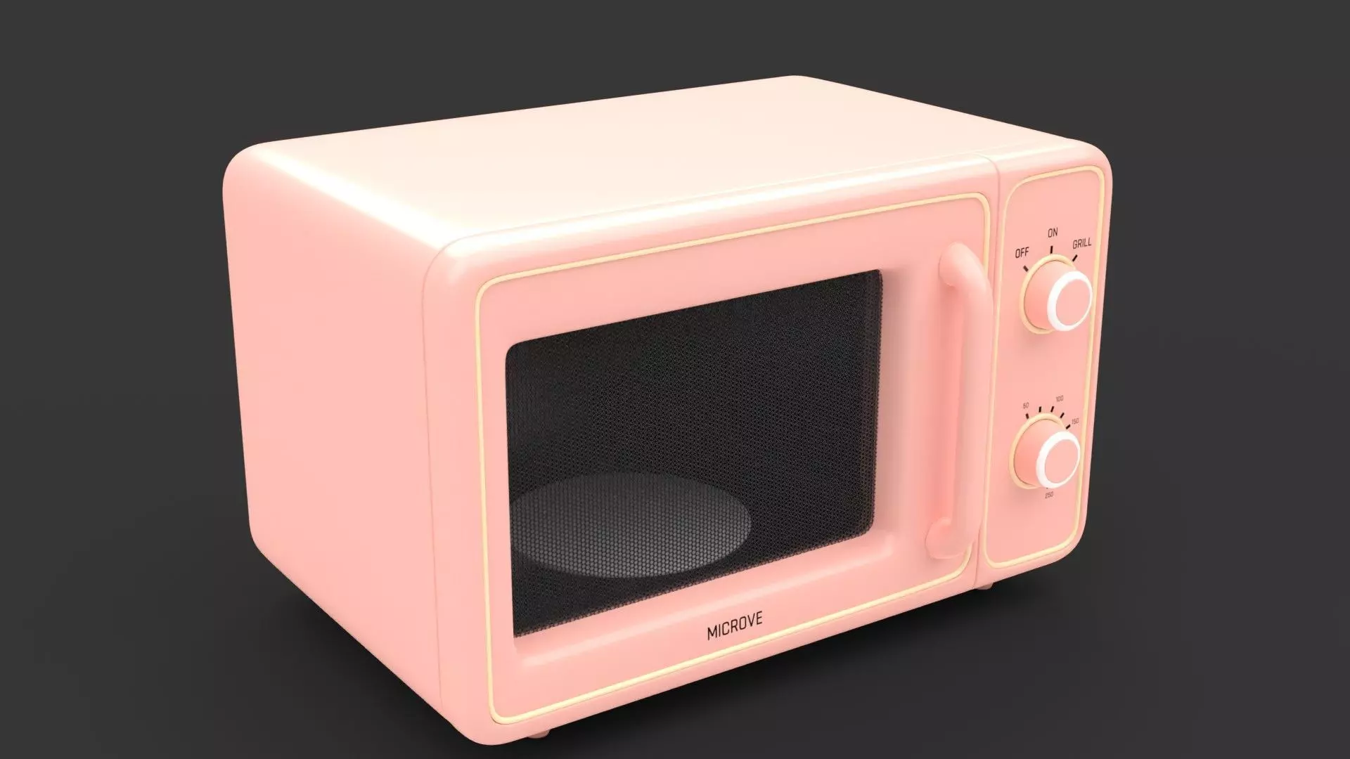 Microwave Oven 3D model_0
