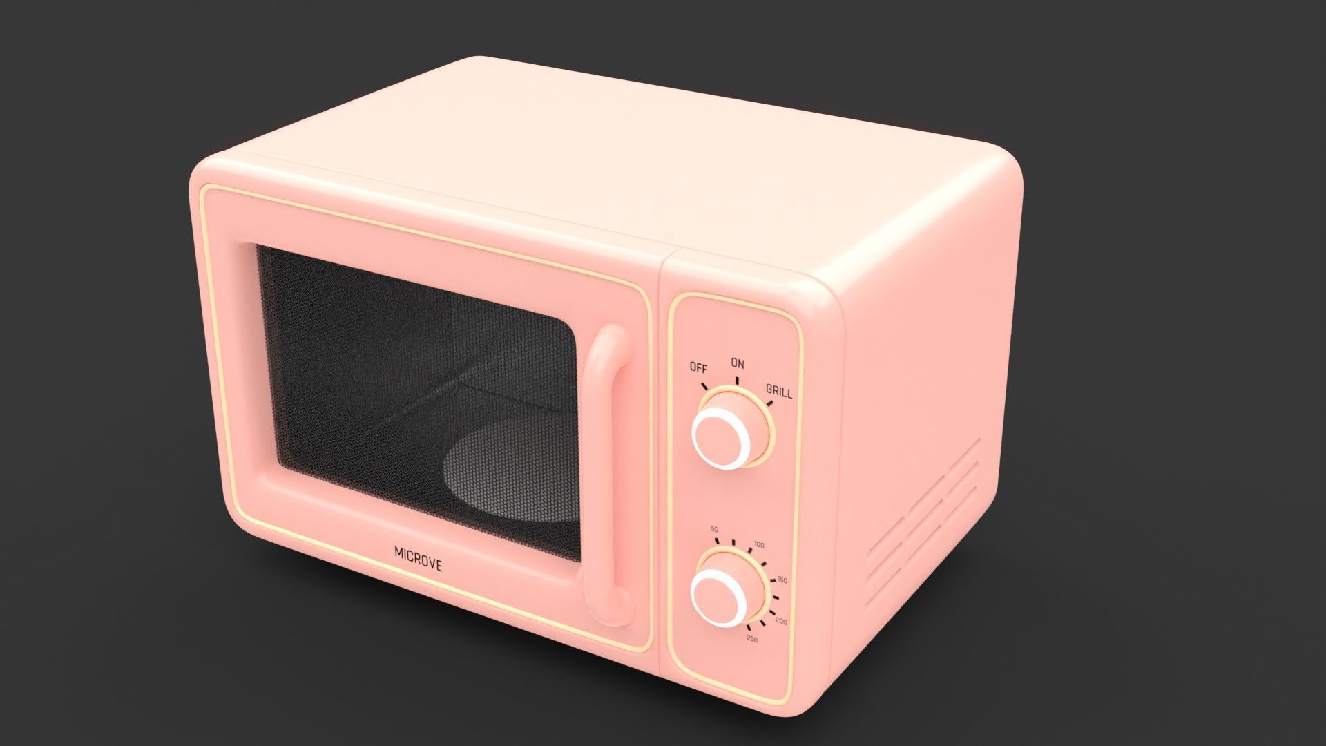 Microwave Oven 3D model_1
