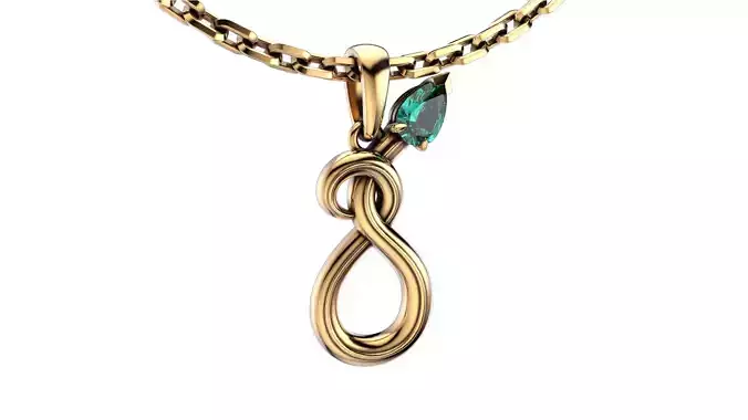 High jewelry Snake pendant 2025 P22
