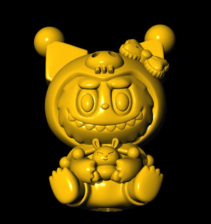 Combo Labubu Toy 21models 3D print model_16