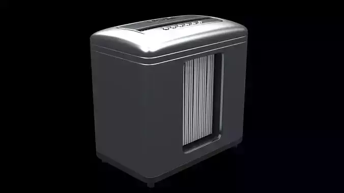 Paper shredder 3D model