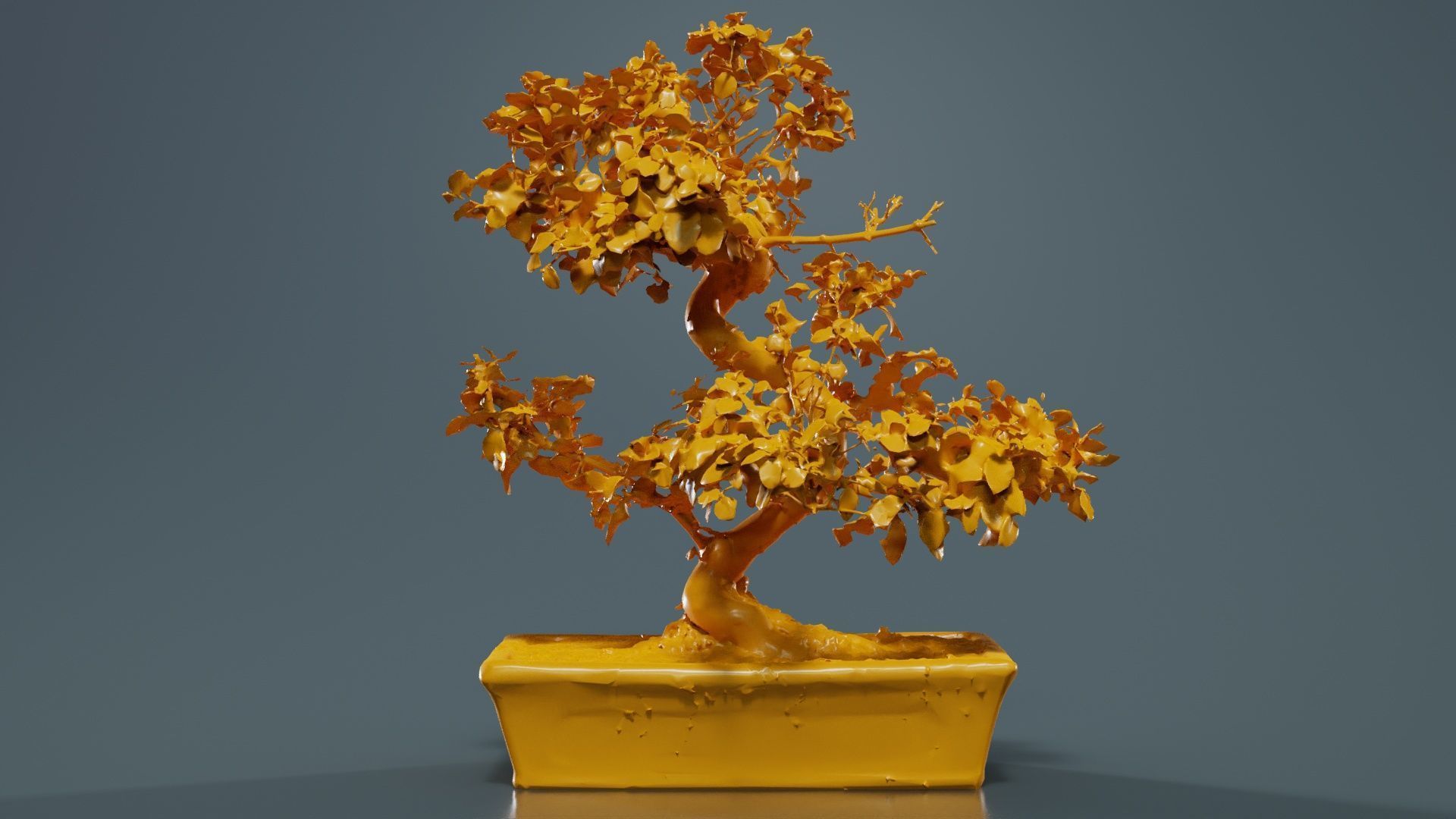 Carmona Bonsai Tree Carmonas Carmona Microphylla Low-poly 3D model_13