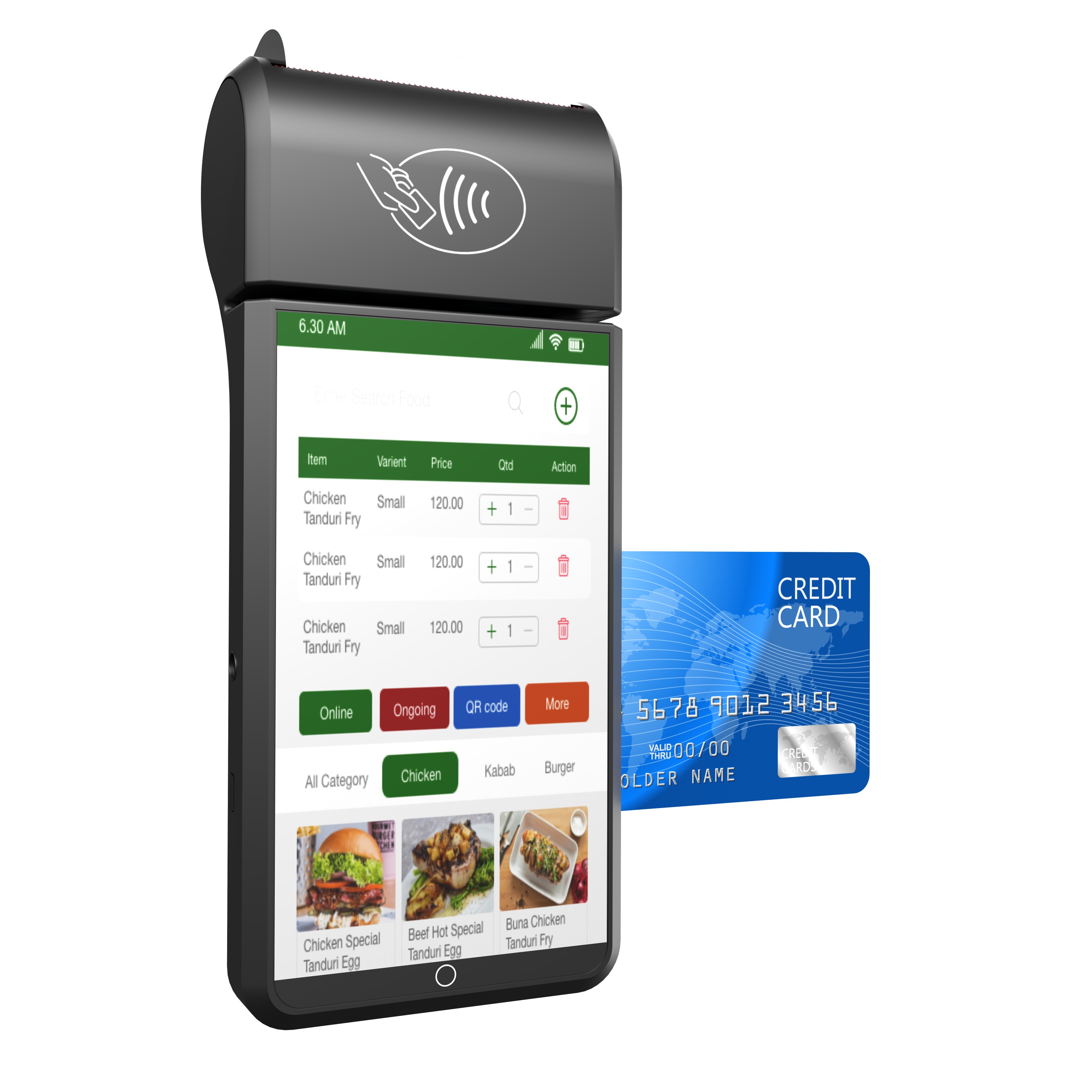 POS payment terminal 3D model_7