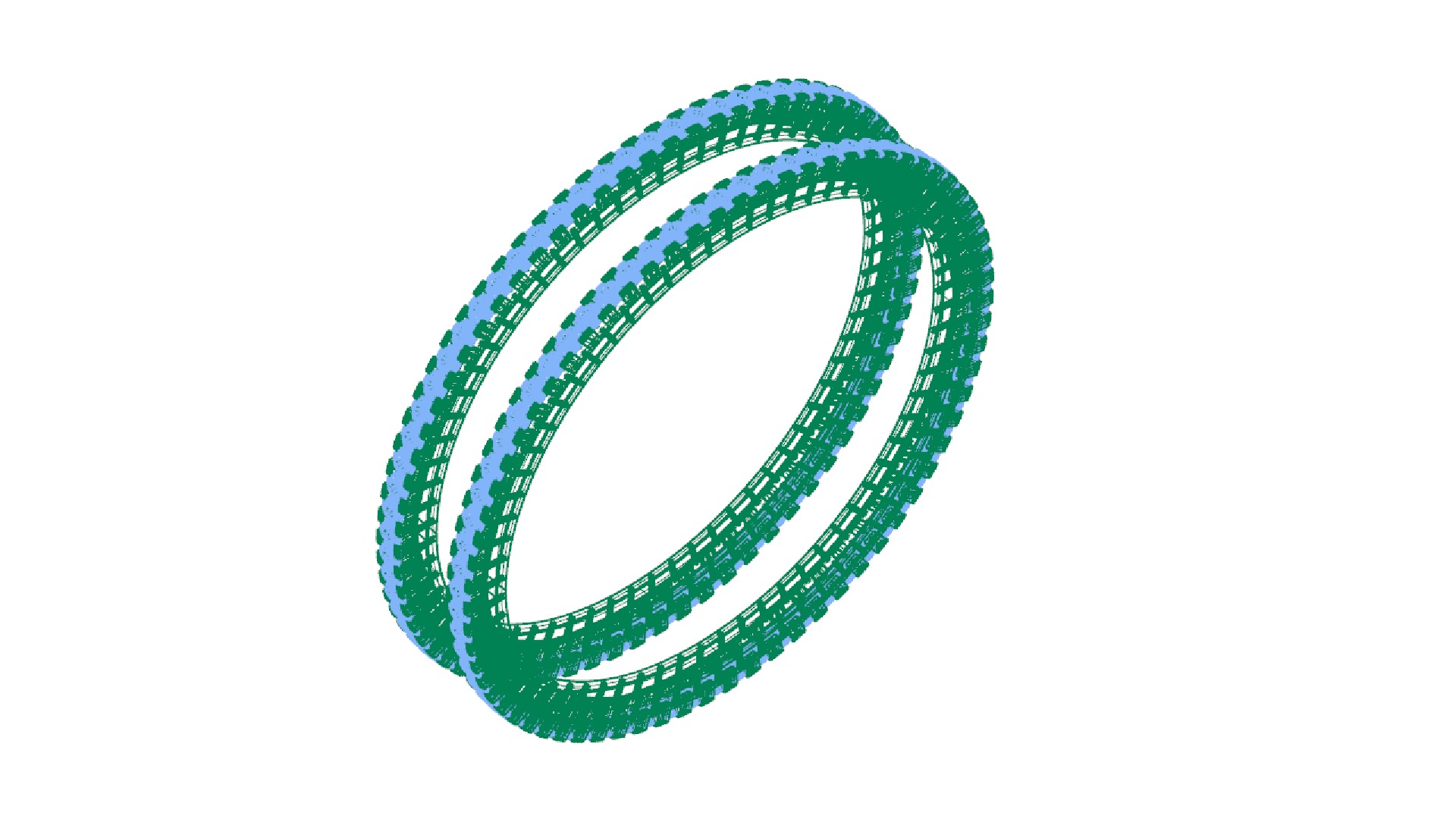 Diamond-Studded Gold Bangle Set High-Quality 3D Model 3D print model_5