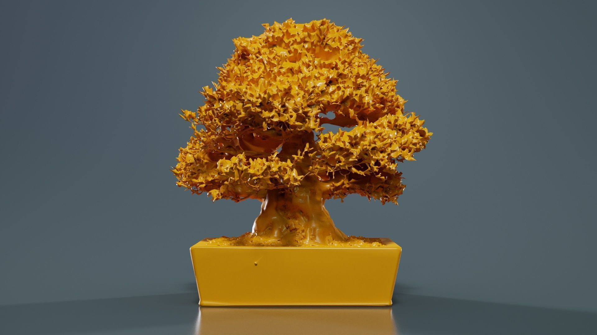 Satsuki Nyohozan 1 Bonsai Tree Low-poly 3D model_12