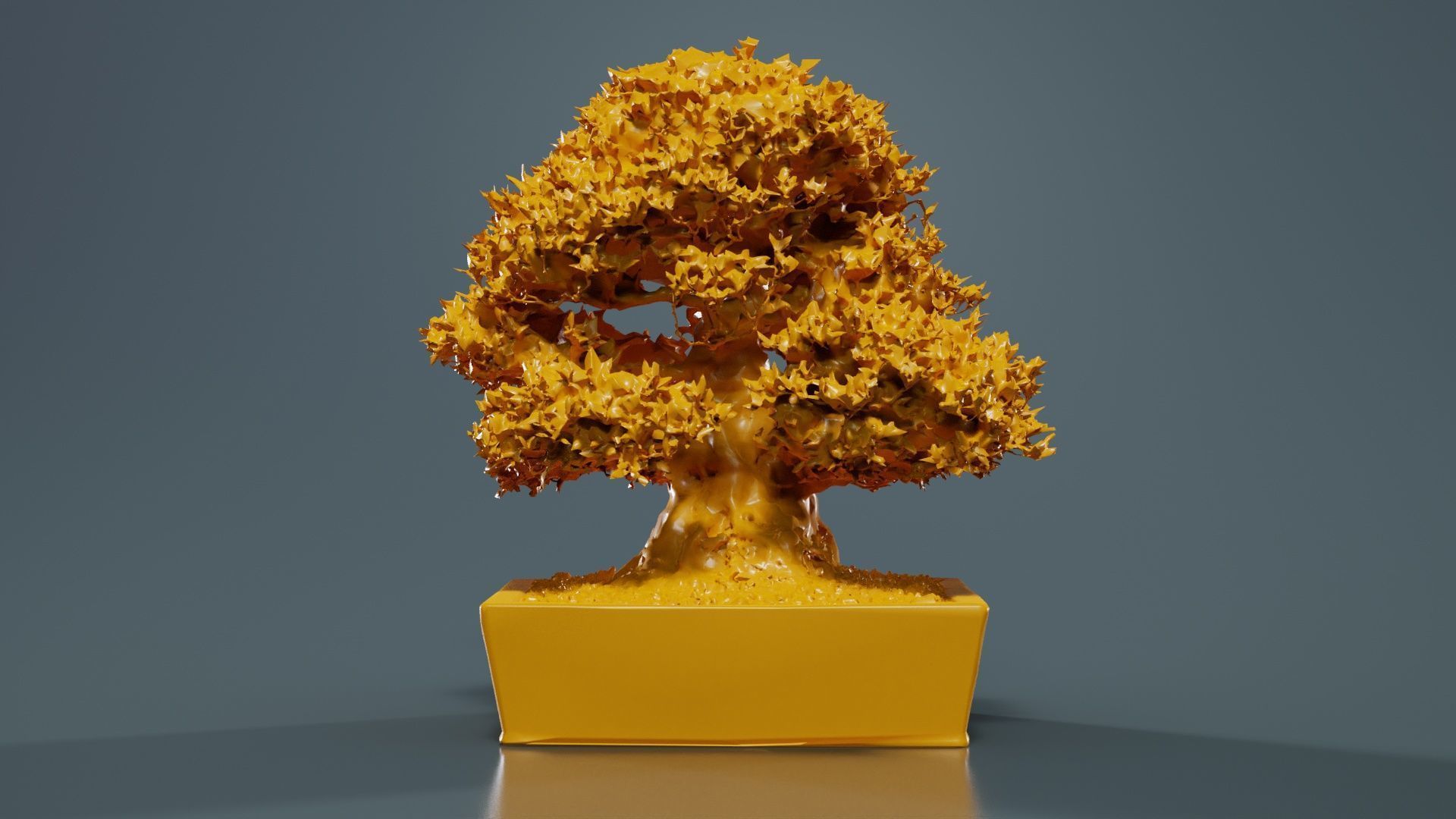 Satsuki Nyohozan 1 Bonsai Tree Low-poly 3D model_13