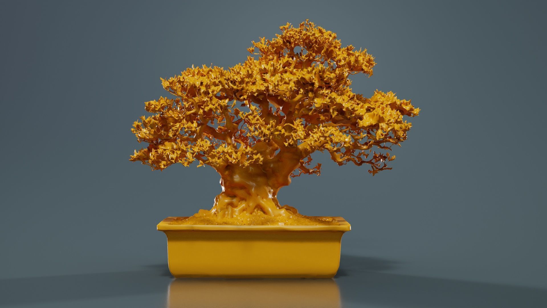 Satsuki Nyohozan 2 Bonsai Tree Low-poly 3D model_12