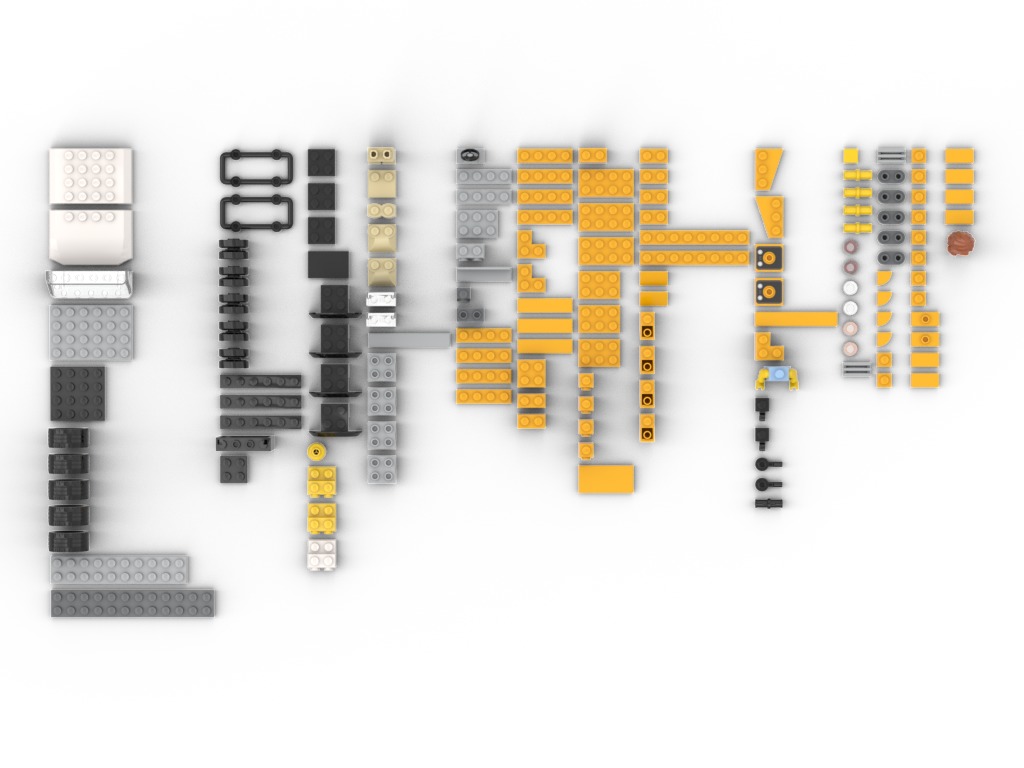 PixelBricks3D - LEGO  Land Rover Classic Defender  3D print model_1