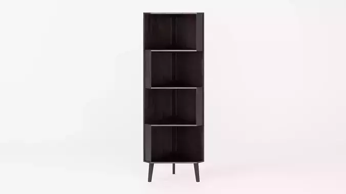 Modern Wood Corner Shelf