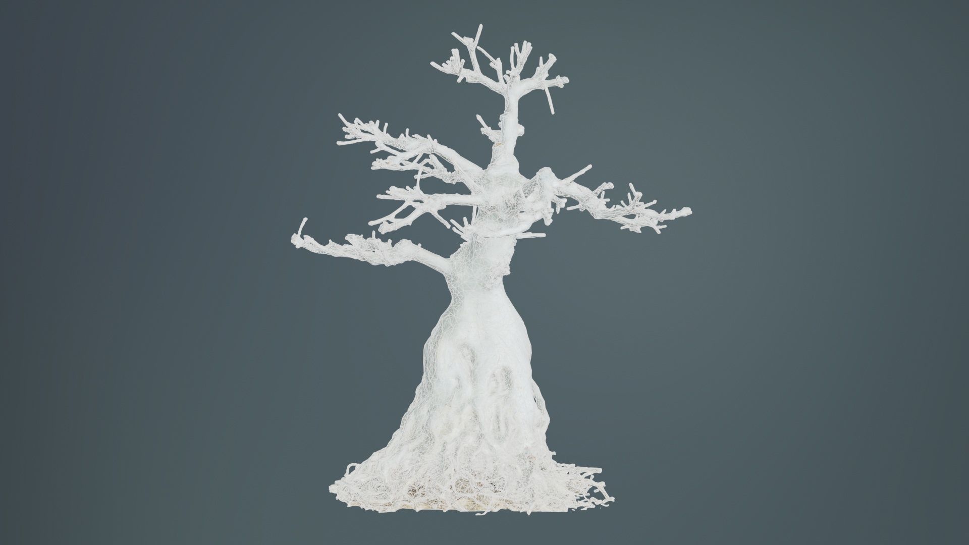 Dead Bonsai Tree 7 Low-poly 3D model_9