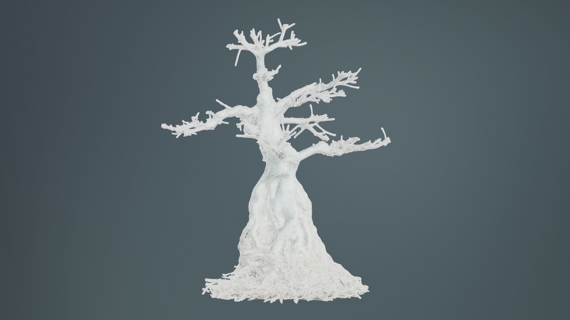 Dead Bonsai Tree 7 Low-poly 3D model_10