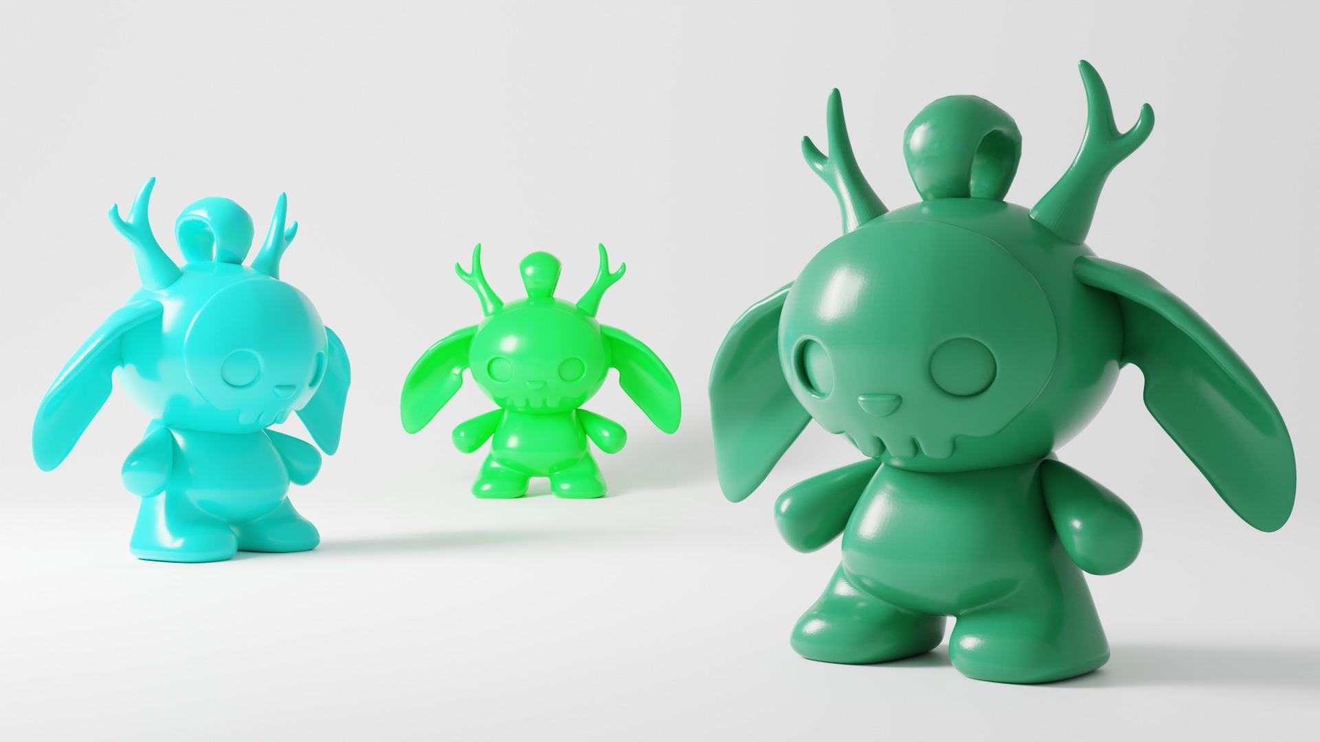 Cute yet Creepy Rabbit 3D print model_8