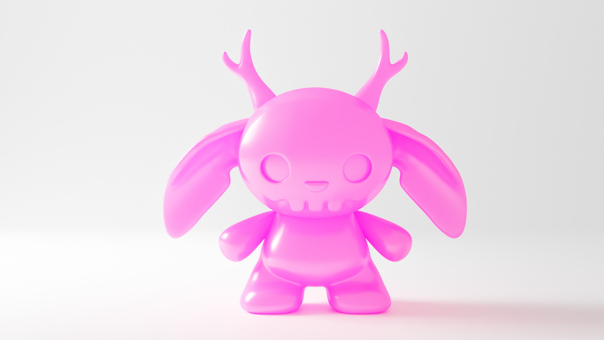 Cute yet Creepy Rabbit 3D print model_7