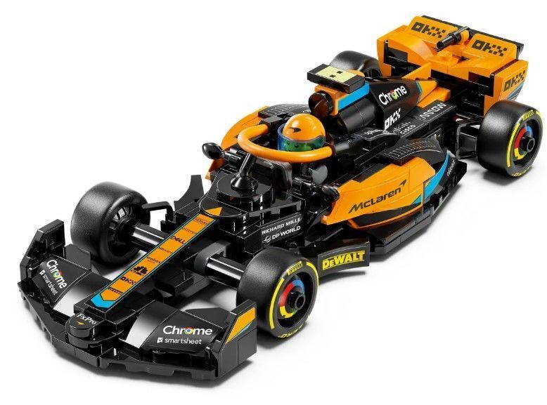 PixelBricks3D - LEGO 2023 McLaren Formula 1 Race Car  3D print model_1