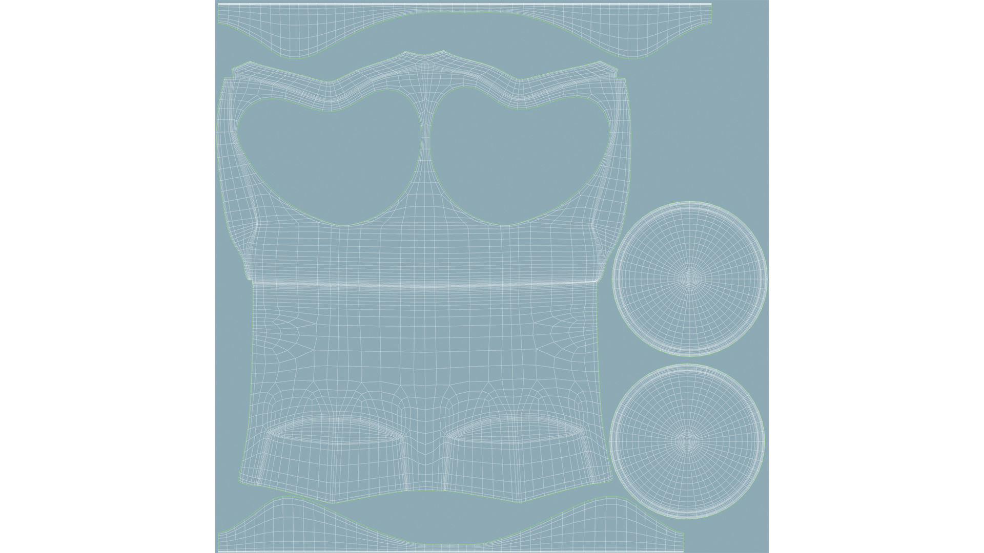 Animal Bowl 02v 3D model_7