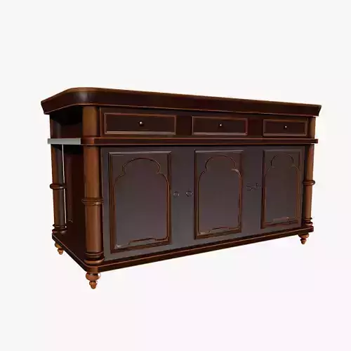 Medieval Wall Cabinet V01