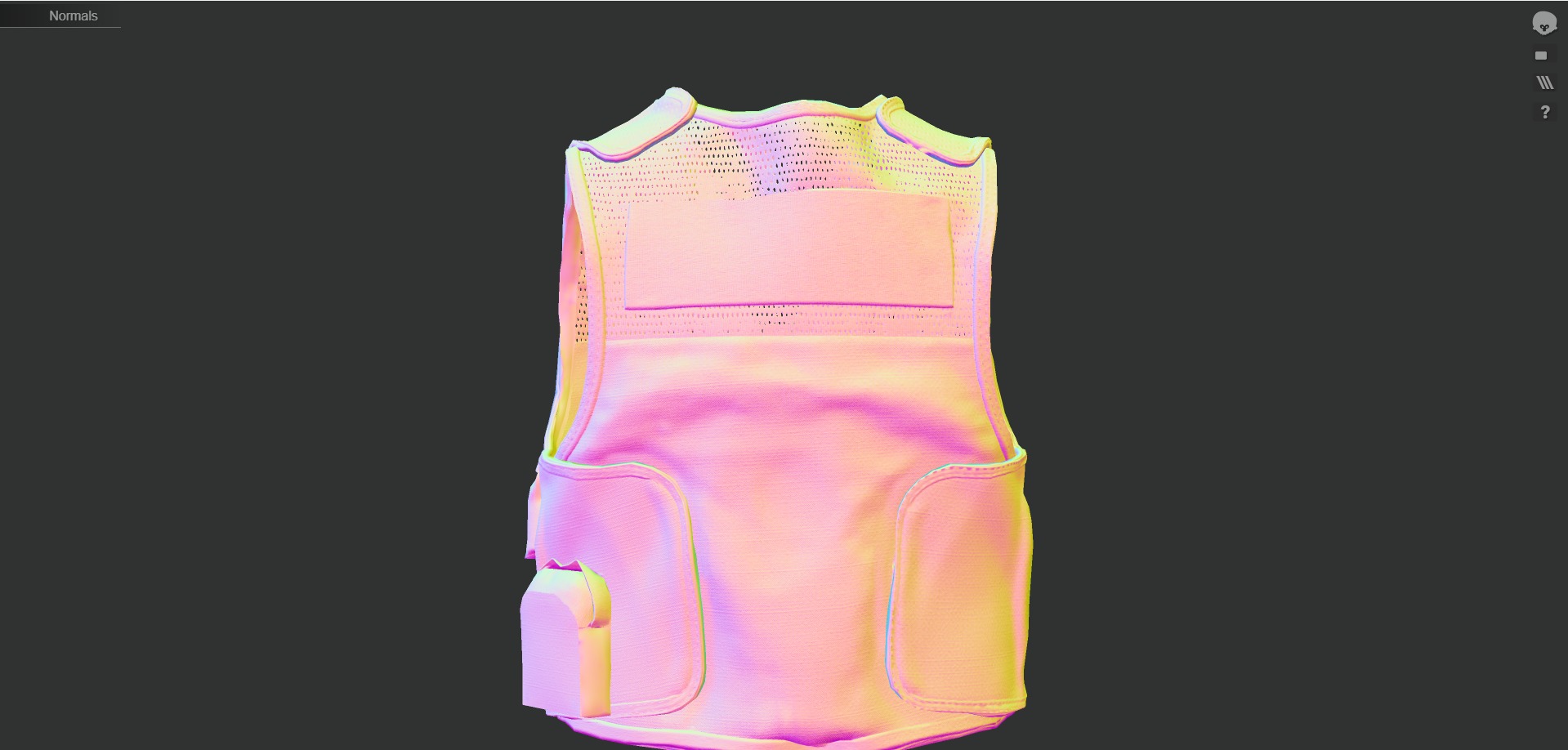 Austrian Armed Forces Tactical Vest  for GTA 22 Color Variations Low-poly 3D model_22