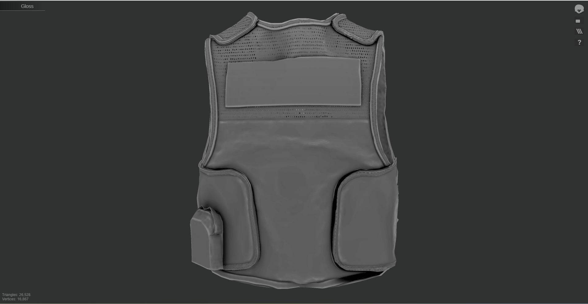Austrian Armed Forces Tactical Vest  for GTA 22 Color Variations Low-poly 3D model_19