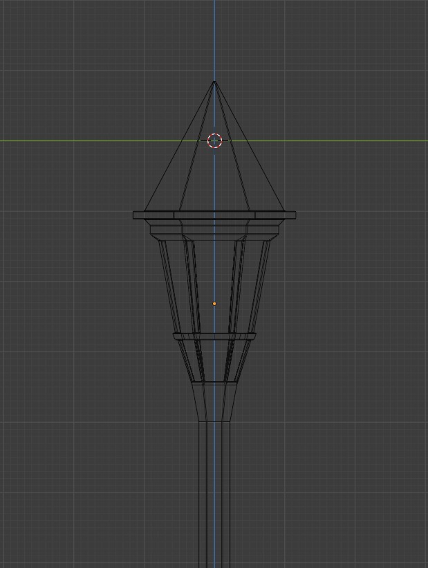 Flashlight Low-poly 3D model_3