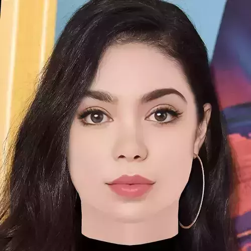 Aulii Cravalho Head - No Hair - Low poly head for game 