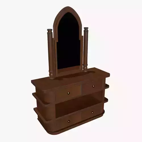 Medieval Wall Mirror V02