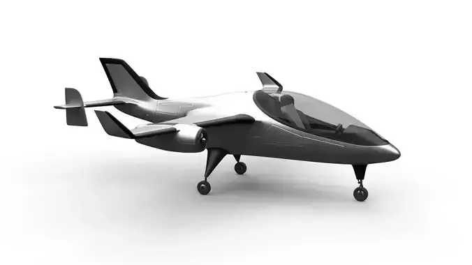 futuristic light aircraft