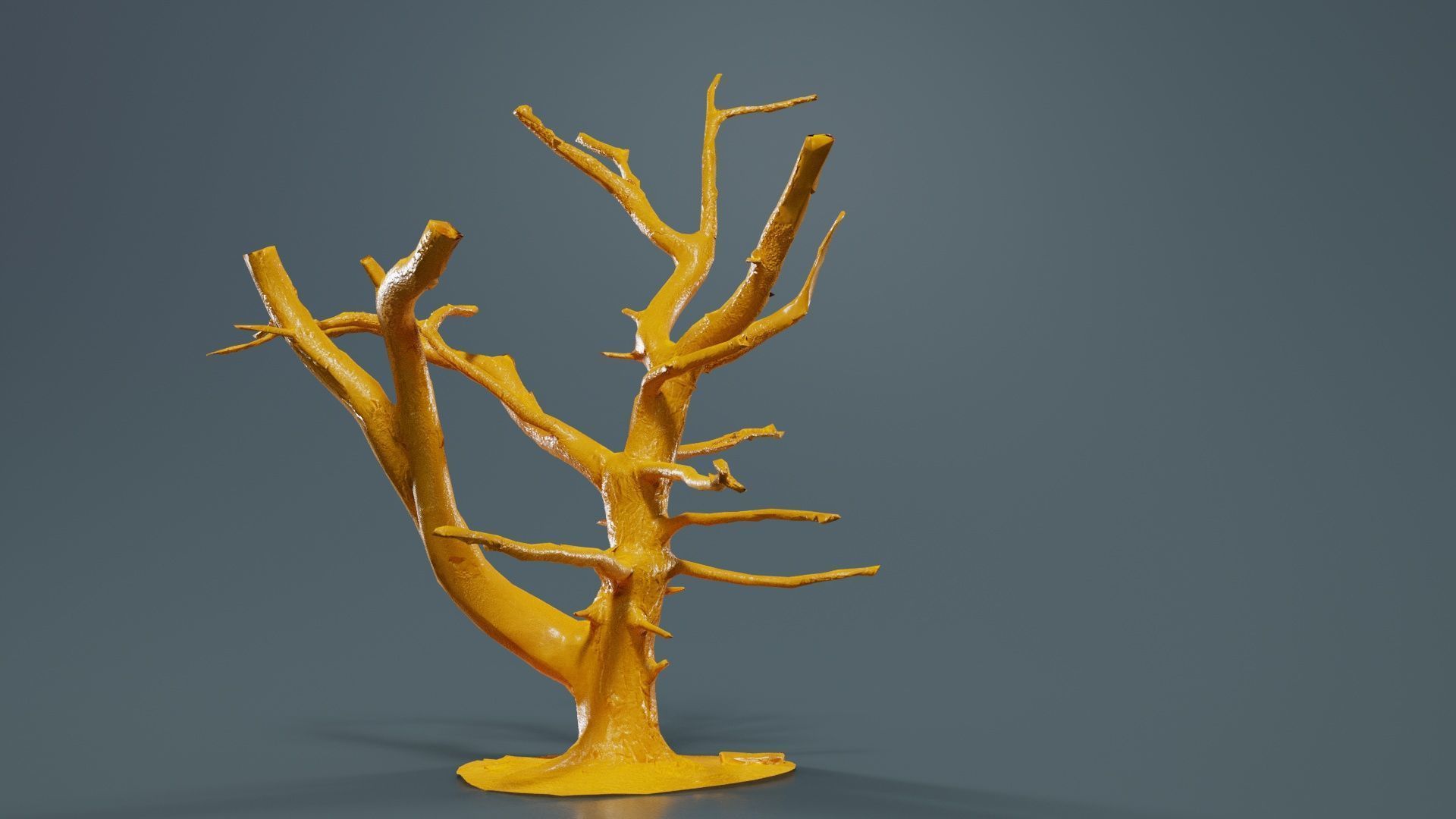 Dancing Tree Trunk Low-poly 3D model_13