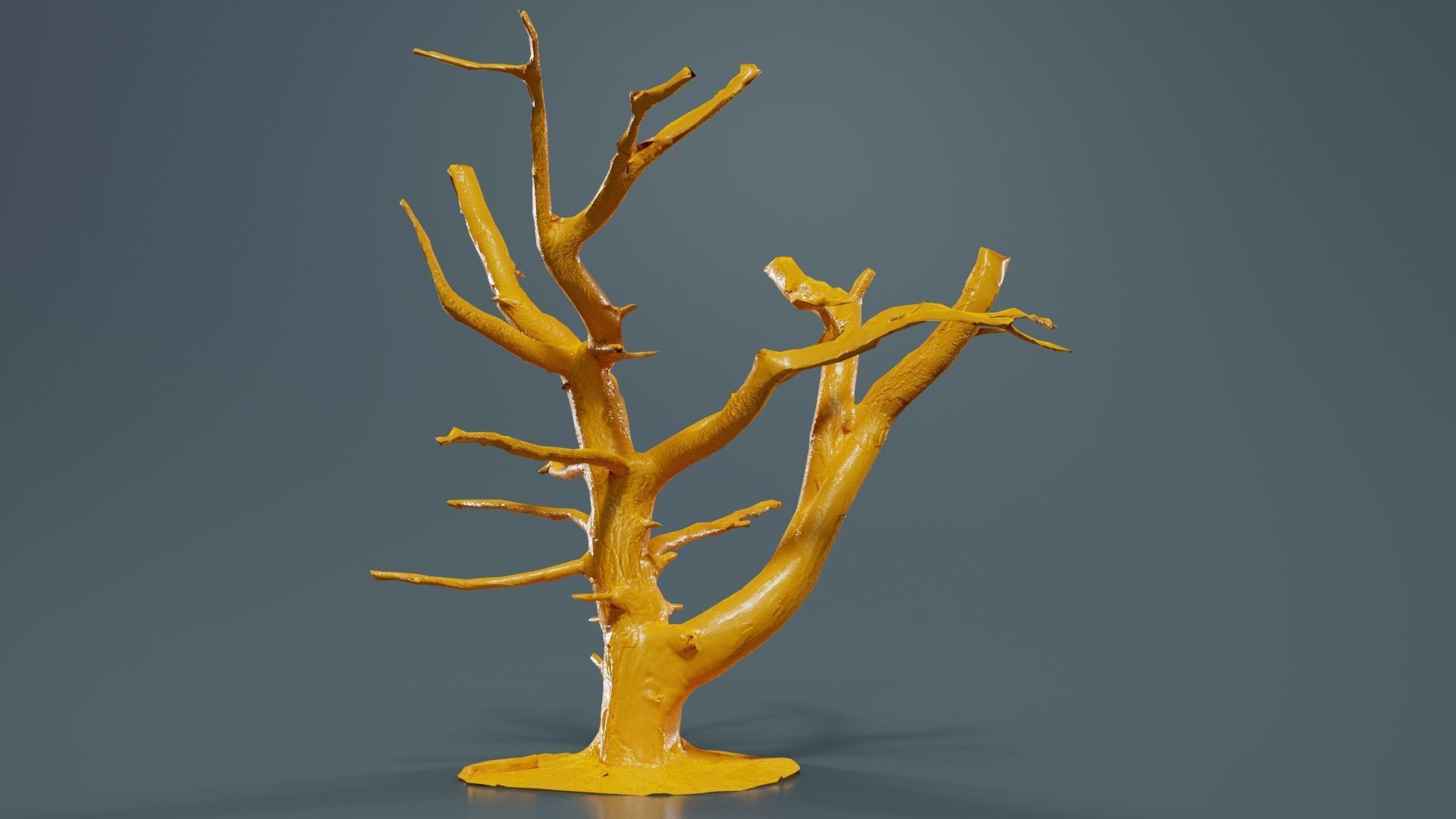Dancing Tree Trunk Low-poly 3D model_12
