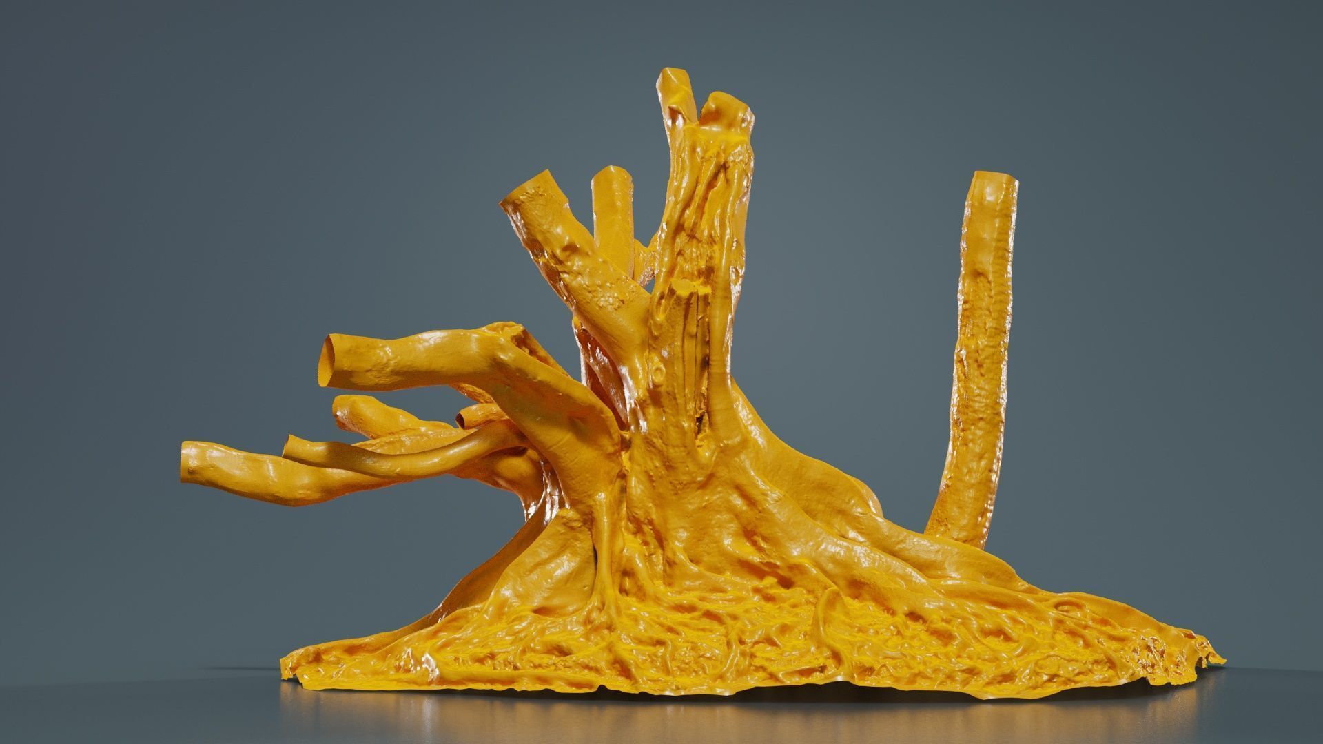 Fig Tree Trunk Low-poly 3D model_13