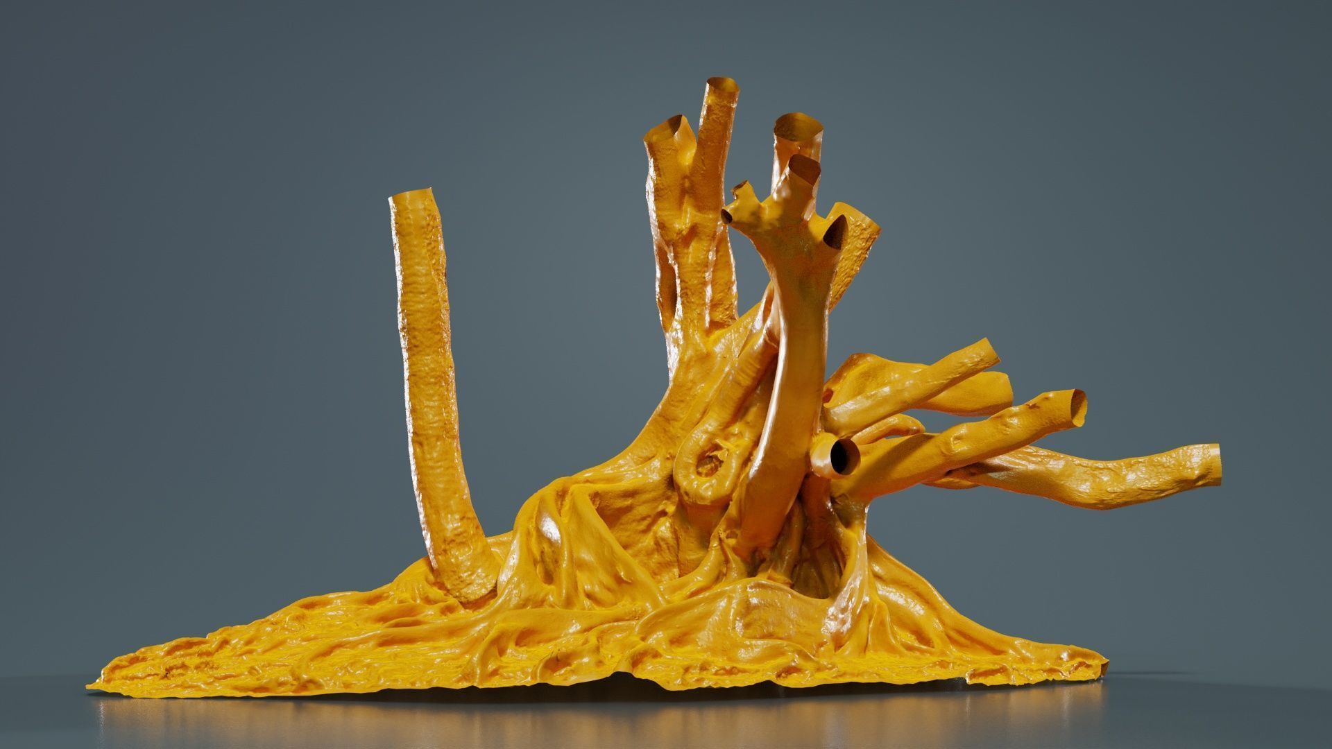 Fig Tree Trunk Low-poly 3D model_12