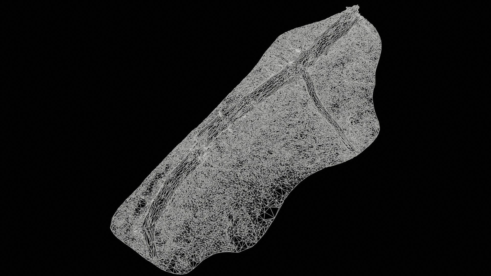 Ground Tree Branch Low-poly 3D model_11