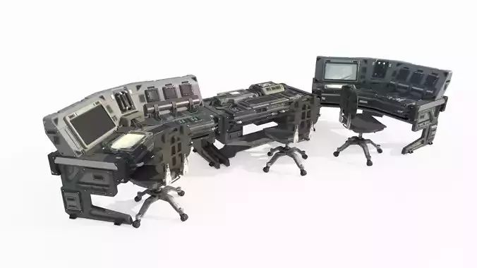 Future Science Fiction Console 3D model