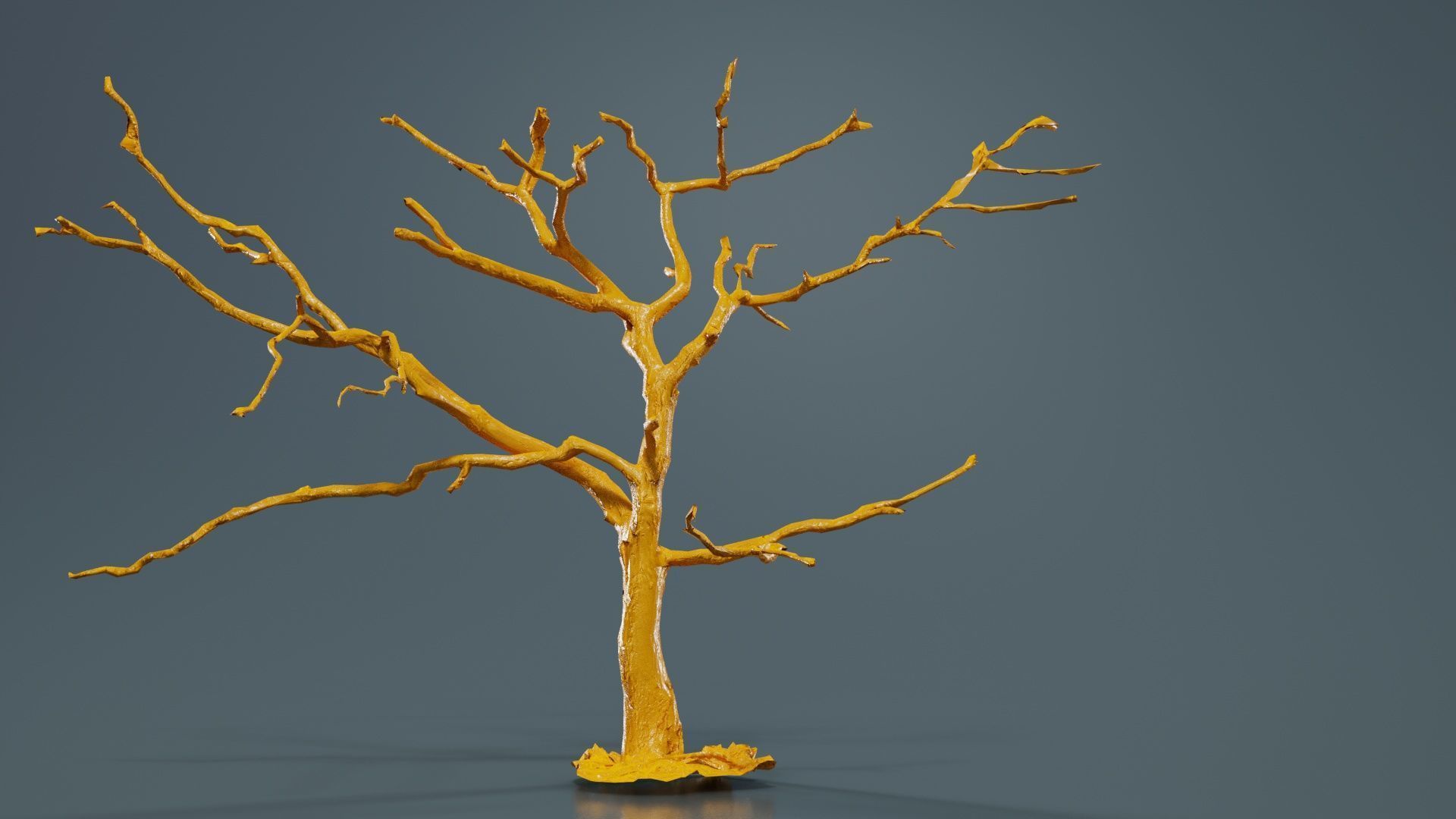 Lonesome Tree Low-poly 3D model_13