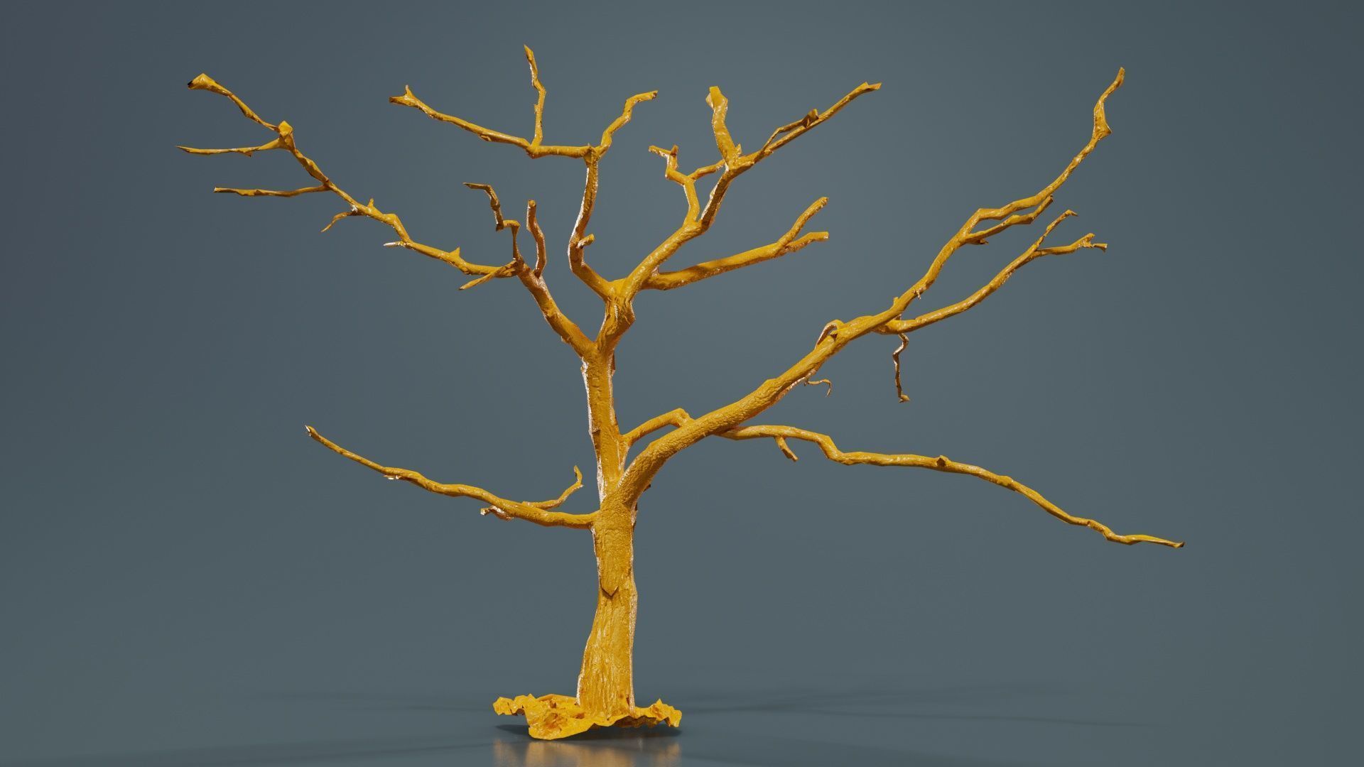 Lonesome Tree Low-poly 3D model_12