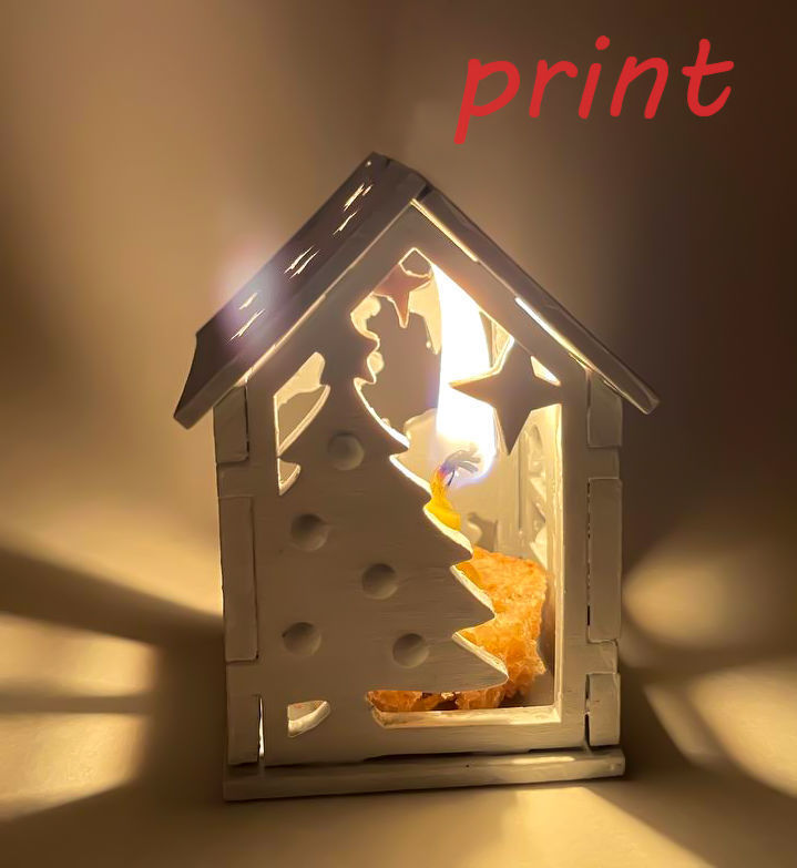 toy Christmas house 3D print model_8