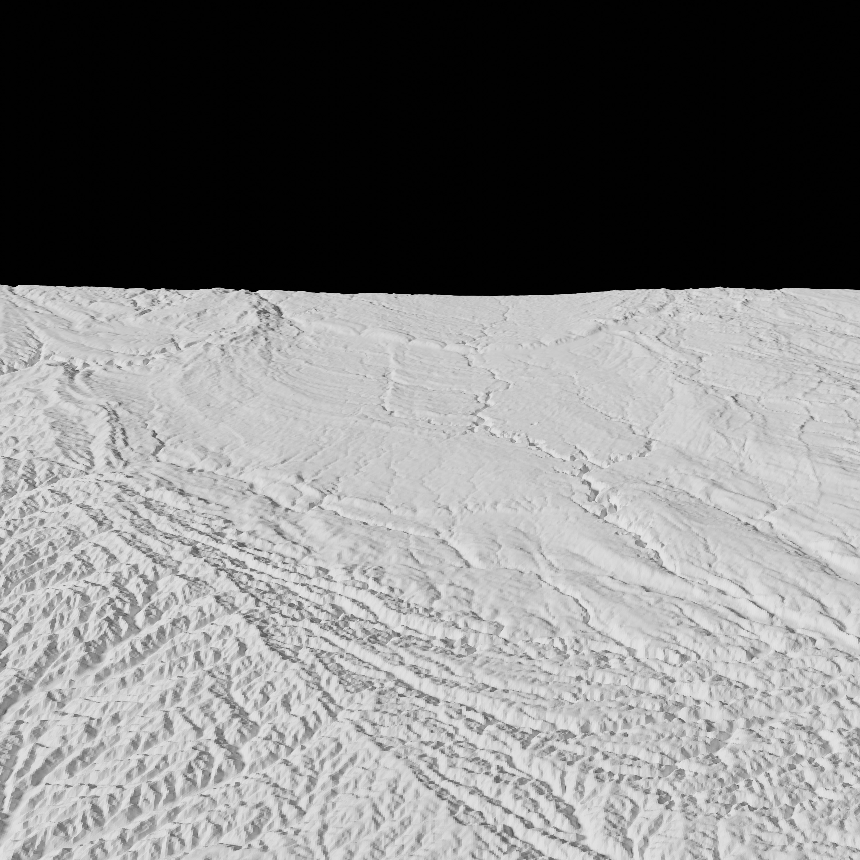 USA State of Iowa Topographic Map - 3D Terrain Topography 3D print model_2