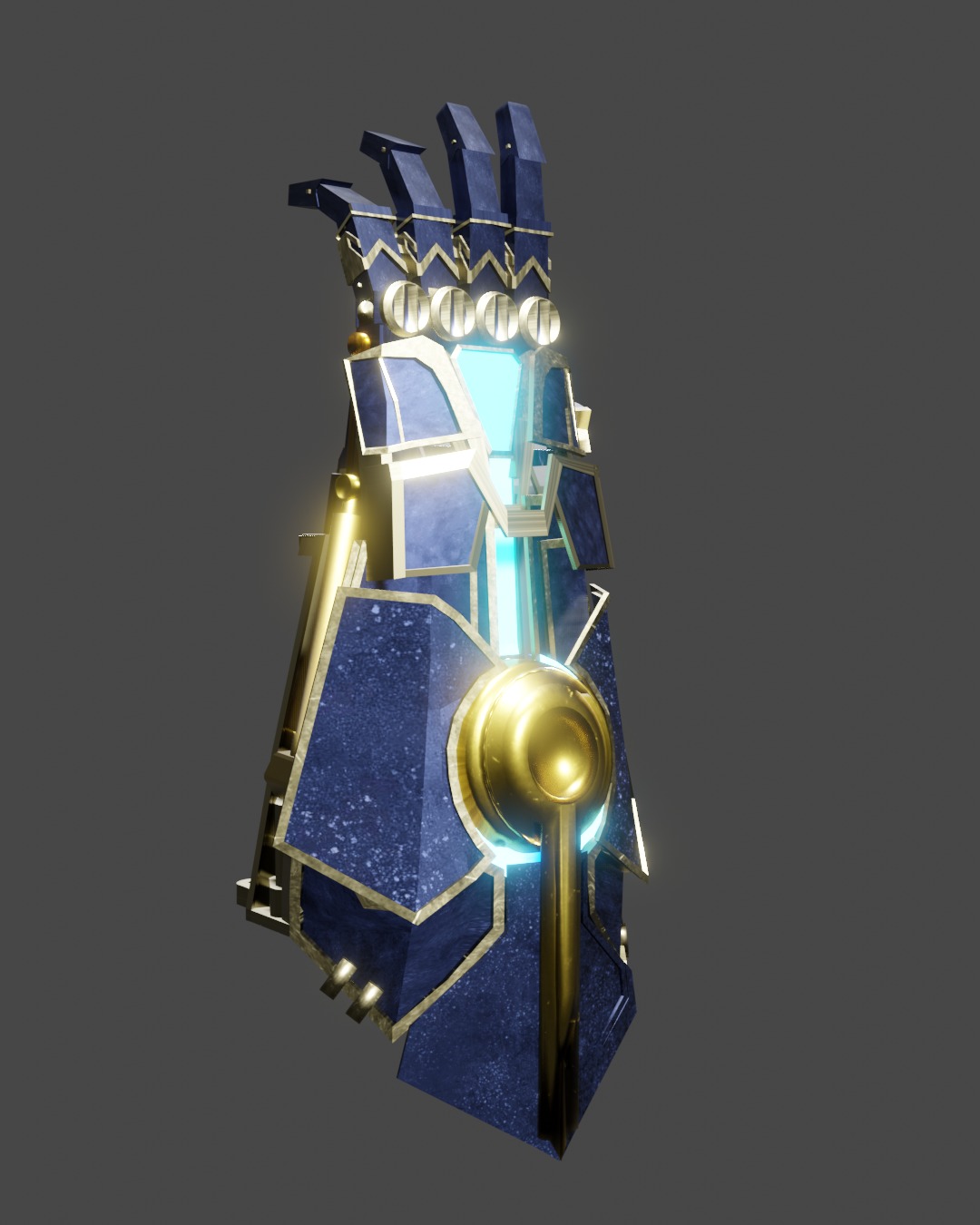 arcane atlas gaungulet vi weapon 3D model_1