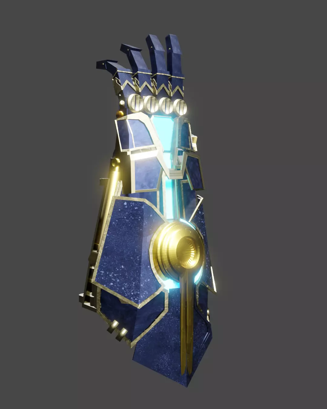 arcane atlas gaungulet vi weapon 3D model_0